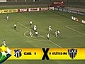 Ceará e Atlético-MG ficam no zero no 1º tempo; veja lances