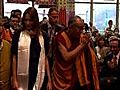 Dalai Lama Meets French First Lady