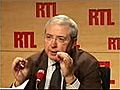 Sur RTL,  le long silence de Jean-Paul Huchon sur Julien Dray (01/12/09)