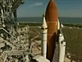 Fuel leak halts launch of space shuttle