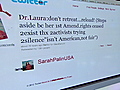 Palin &#039;tweets&#039; support for Dr. Laura