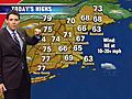 06/23/09: NECN weather forecast,  9am