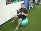 How to Perform the Swiss Ball Side Ab Crunch