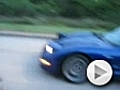 Blown Z06 Hazes Tires From a Roll