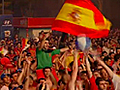 Spain’s ecstasy after defeating Germany