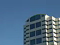 Royalty Free Stock Video HD Footage High Rise Office Building in Downtown Ft. Lauderdale,  Florida