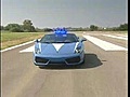 Lamborghini police car out on the road