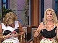 KLG,  Hoda try on bras for Jay Leno