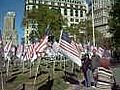 WTC Globe at Battery Park,  9/11