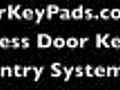 Toyota Tundra Wireless Door Keypads