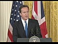 Cameron visits White House