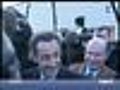 Sarkozy en visite électorale en Poitou Charente