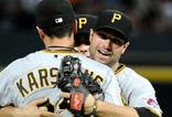 Karstens leads Pirates into first place