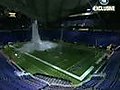 Metrodome Roof Collapse From the Inside