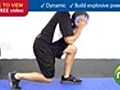 STX Strength Training How To - Jump split squat with medicine ball for lower body power,  1 set, 20 reps