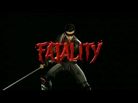 Mortal Kombat 9 - Kenshi Fatalities (New DLC Character!)
