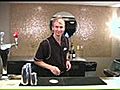 How to Flair Bartender w/BartenderOne: Coaster Toss & Shoulder Bottle Roll