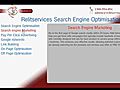 Search Engine Optimisation - Relit Services