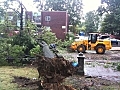 Downpours leave damage in eastern Mass.