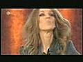 Celine Dion gargles the Titanic Song My Heart will go on at Wetten Dass?