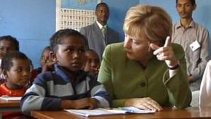 Interessensvertreterin Merkel in Afrika