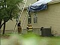 Lightning hits Far West Side home