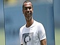 Ashley Cole Enjoys Day Out at the Baseball Pitch in LA
