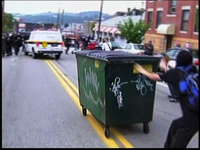 Protestors in Pittsburgh at the G-20 Summit