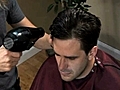 Erkekler saçlarına kurutma makinesi ile nasıl şekil verebilir?