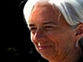 Lagarde named first woman IMF head