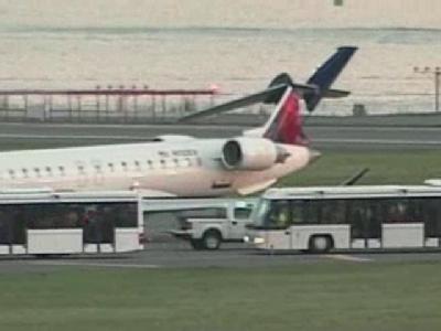 Planes Hit On Runway,  Startling Passengers