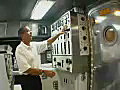 Royalty Free Stock Video SD Footage Crew Members Working in the Engine Room on a Yacht in Ft. Lauderdale,  Florida