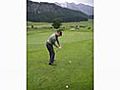 Golftraining - Golfschwung Vorderansicht