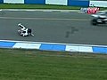 2011 WSBK Donington - Race 1 - Maxime Berger Crash