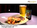 Poached Salmon and Terrapin Golden Ale