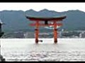 2010年7月18日、海の中の厳島神社