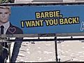 Billboard: Ken Begs Barbie To Come Back