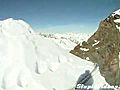 Skier Falls From Mountain Top