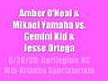 Amber O’Neal & Mikael Yamaha vs. Mid-Atlantic tag team champions Gemini Kid & Jesse Ortega