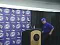 Extended Video: Vikings Coach Brad Childress&#039; Post Game News Conference