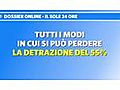 Tutti i modi in cui si può perdere la detrazione del 55%