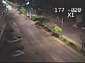 High-Speed Car Crash In Boulevard (CCTV)