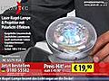 Lunartec Laser-Kugel-Lampe & Projektor mit Polarlicht-Effekten