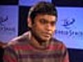 Rahman singing for a noble cause