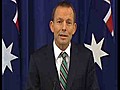 9RAW: Tony Abbott speaks