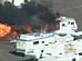 Fire Destroys RVs And Damaged Campers