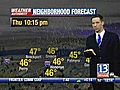 VIDEO: 13WHAM Weather Authority Noon Forecast 11/19/2009