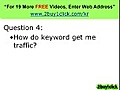 Google Keywords - FREE Q & A You Need to Know