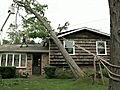 Storm drops tree on Winthrop Harbor home