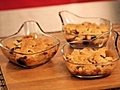 Le crumble poire chocolat et amandes